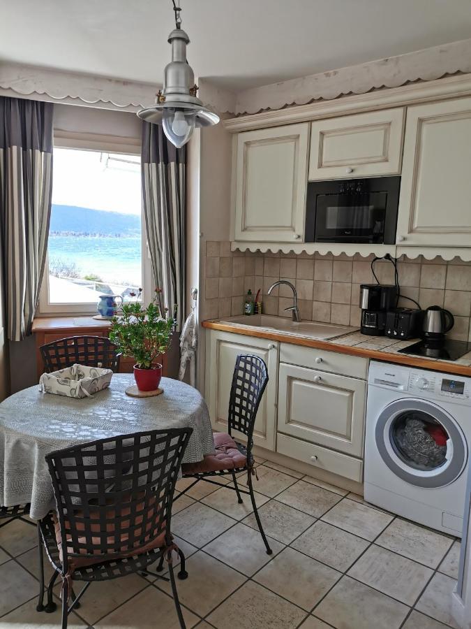 la baie des voiles ,vue lac d'Annecy ,plage privée Duingt Exterior foto